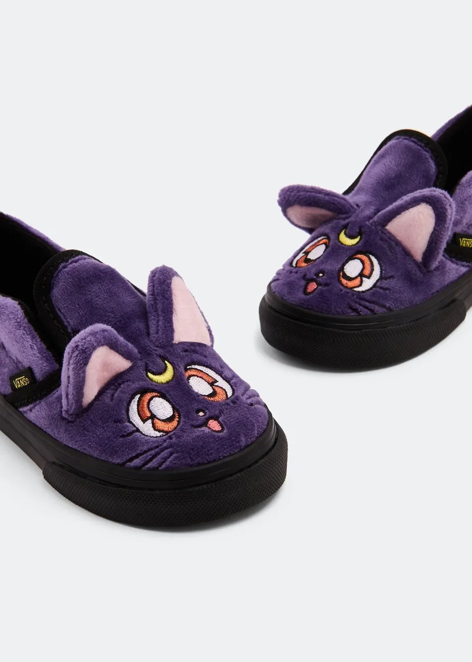 NEW❤️VANS x Pretty Guardian Sailor Moon Slip-On Luna Velcro sneakers shoe sz3